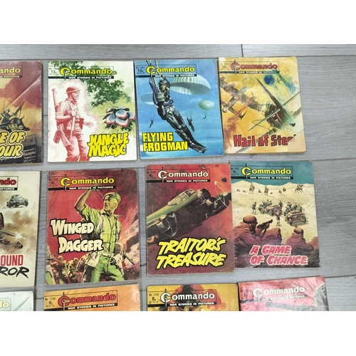 96 - Quantity of Commando Comics Collection (24) plus Battle Picture Books and Action Man Novel.