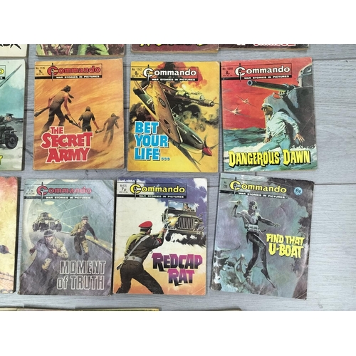 96 - Quantity of Commando Comics Collection (24) plus Battle Picture Books and Action Man Novel.