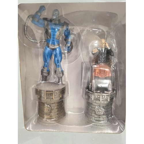 98 - Eaglemoss Marvel Chess Collection Special 'King' Pieces, 2 Sets of 2 to include Professor X & Ap... 