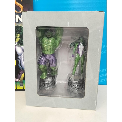 99 - Eaglemoss Marvel Chess Collection Special Pieces, 3 Sets of 2 to include 'Knights' - Rocket Raccoon ... 