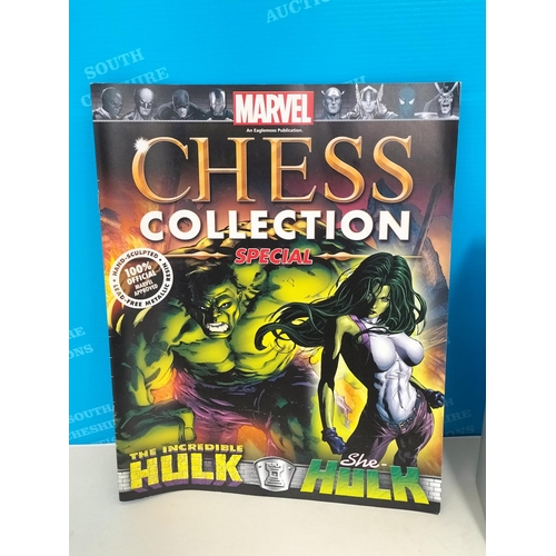 99 - Eaglemoss Marvel Chess Collection Special Pieces, 3 Sets of 2 to include 'Knights' - Rocket Raccoon ... 