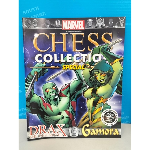 99 - Eaglemoss Marvel Chess Collection Special Pieces, 3 Sets of 2 to include 'Knights' - Rocket Raccoon ... 