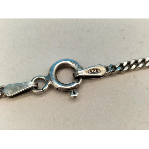 356 - Silver 925 Devil Face Pendant on 925 Silver 18