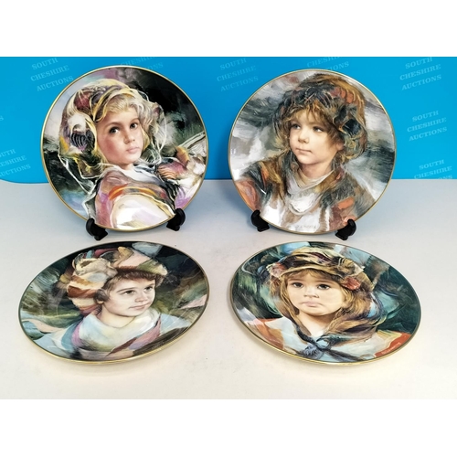 358 - Basket of Ceramics to include Royal Doulton 'Francisco Masseria' 21cm Collectors Plates (4) plus Col... 