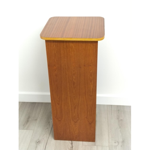 362 - Modern Wooden Six Shelf Open Unit, 83cm High, 38cm x 38cm. Collection Only.