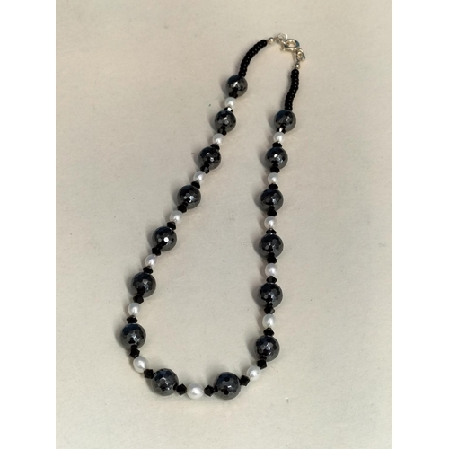 367 - Assorted Glass and Agate Bead Necklaces (3) to include Haematite, Agate Discs and Faceted Beads. All... 