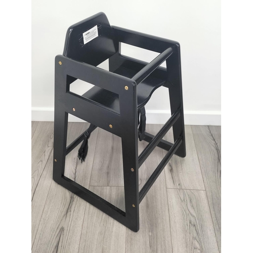 372 - Wooden Bambino High Chair plus a Tido Baby Walker with Blocks. Collection Only.