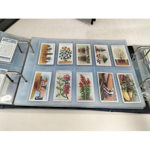 374 - Stamp Albums (2) plus Cigarette Card Albums (2).