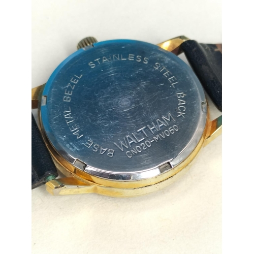 385 - Vintage Waltham 17 Jewels Wristwatch W/O.