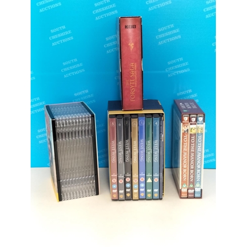 389 - Collection of Complete DVD Box Sets to include 'To The Manor Born', 'The West Wing', 'When the Boat ... 