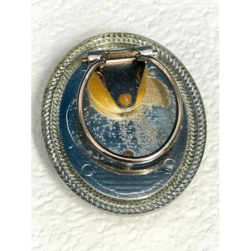 402 - Mallard/Duck Picture Brooch and Scarf Clip, One in Silver Mount.