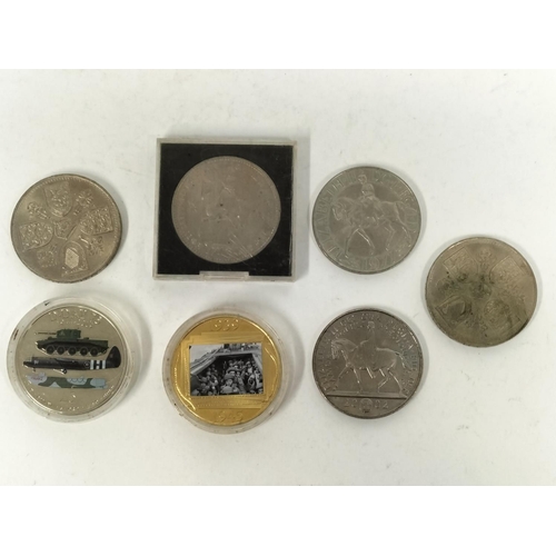 409 - Mixed Collection of Coins to include 2 x 1951 Festival of Britain Coins, etc.