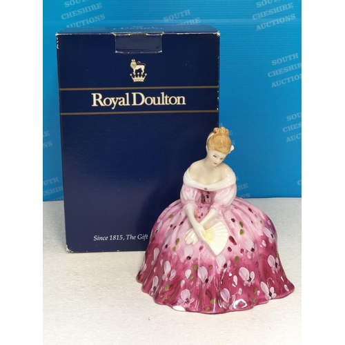 378 - Boxed Royal Doulton 17.5cm Lady Figure 'Victoria' HN 2471.