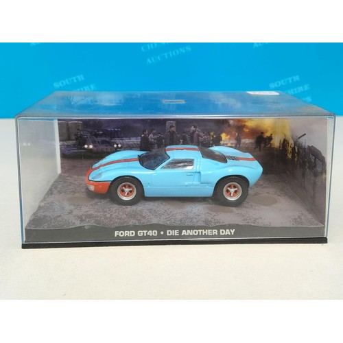 130 - Eaglemoss James Bond 007 Cased Die-Cast Vehicles (5) with Magazines to include 2002 'Die Another Day... 