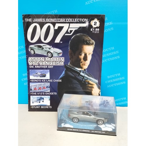 130 - Eaglemoss James Bond 007 Cased Die-Cast Vehicles (5) with Magazines to include 2002 'Die Another Day... 