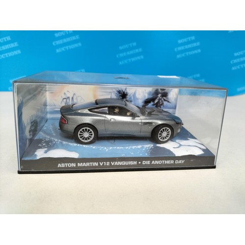 130 - Eaglemoss James Bond 007 Cased Die-Cast Vehicles (5) with Magazines to include 2002 'Die Another Day... 