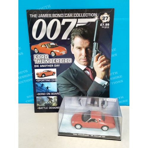 130 - Eaglemoss James Bond 007 Cased Die-Cast Vehicles (5) with Magazines to include 2002 'Die Another Day... 