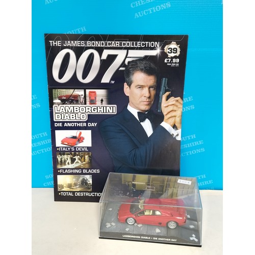 130 - Eaglemoss James Bond 007 Cased Die-Cast Vehicles (5) with Magazines to include 2002 'Die Another Day... 