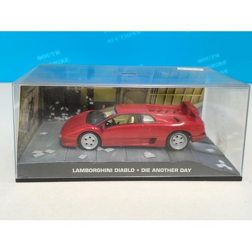 130 - Eaglemoss James Bond 007 Cased Die-Cast Vehicles (5) with Magazines to include 2002 'Die Another Day... 