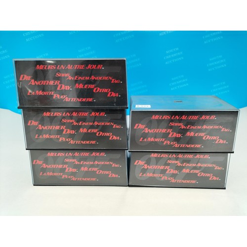 130 - Eaglemoss James Bond 007 Cased Die-Cast Vehicles (5) with Magazines to include 2002 'Die Another Day... 