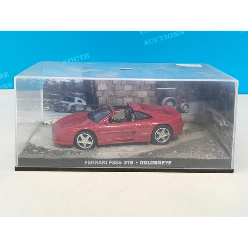 125 - Eaglemoss James Bond 007 Cased Die-Cast Vehicles (3) with Magazines to include 1995 'Goldeneye' Ferr... 