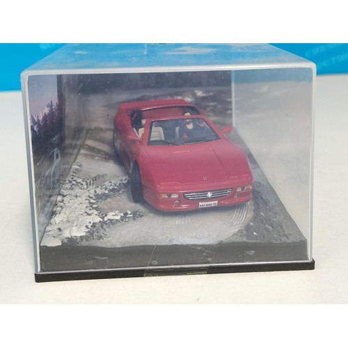 125 - Eaglemoss James Bond 007 Cased Die-Cast Vehicles (3) with Magazines to include 1995 'Goldeneye' Ferr... 