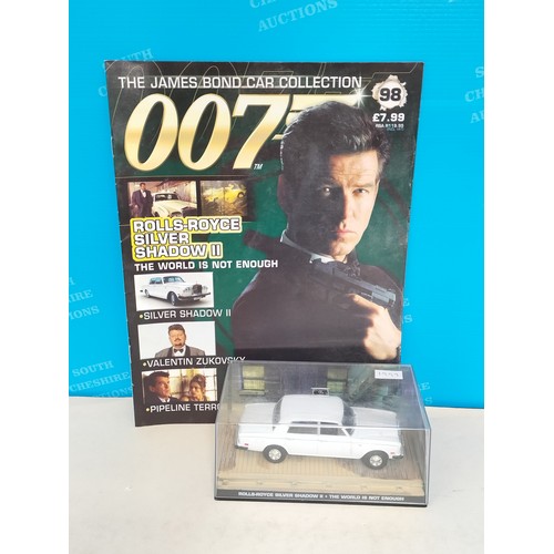 125 - Eaglemoss James Bond 007 Cased Die-Cast Vehicles (3) with Magazines to include 1995 'Goldeneye' Ferr... 