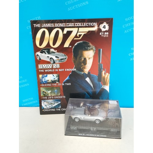 125 - Eaglemoss James Bond 007 Cased Die-Cast Vehicles (3) with Magazines to include 1995 'Goldeneye' Ferr... 
