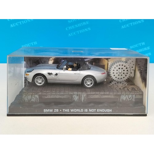 125 - Eaglemoss James Bond 007 Cased Die-Cast Vehicles (3) with Magazines to include 1995 'Goldeneye' Ferr... 