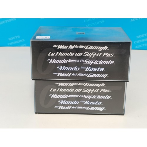 125 - Eaglemoss James Bond 007 Cased Die-Cast Vehicles (3) with Magazines to include 1995 'Goldeneye' Ferr... 