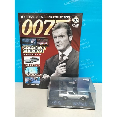 116 - Eaglemoss James Bond 007 Cased Die-Cast Vehicles (3) with Magazines to include 1987 'The Living Dayl... 