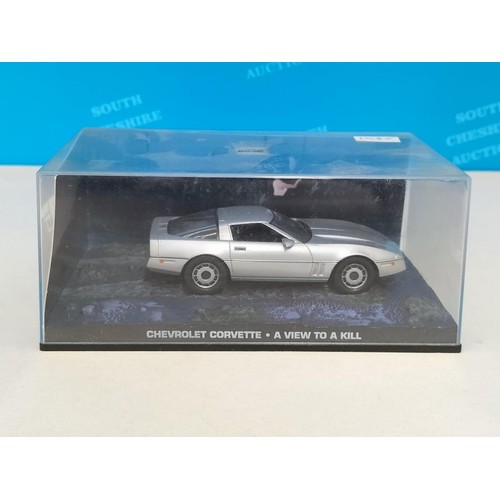 116 - Eaglemoss James Bond 007 Cased Die-Cast Vehicles (3) with Magazines to include 1987 'The Living Dayl... 