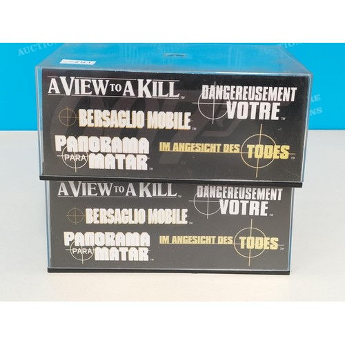 116 - Eaglemoss James Bond 007 Cased Die-Cast Vehicles (3) with Magazines to include 1987 'The Living Dayl... 