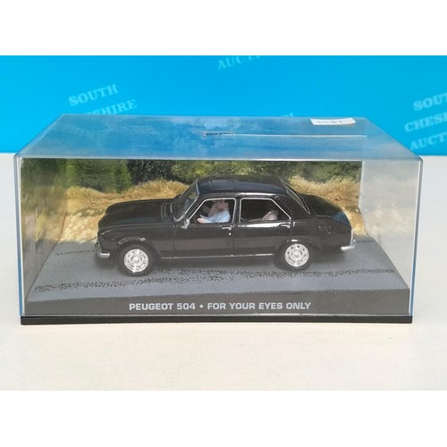 115 - Eaglemoss James Bond 007 Cased Die-Cast Vehicles (3) with Magazines to include 1981 'For Your Eyes O... 