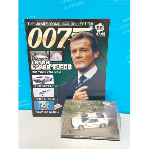 115 - Eaglemoss James Bond 007 Cased Die-Cast Vehicles (3) with Magazines to include 1981 'For Your Eyes O... 