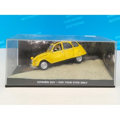 115 - Eaglemoss James Bond 007 Cased Die-Cast Vehicles (3) with Magazines to include 1981 'For Your Eyes O... 