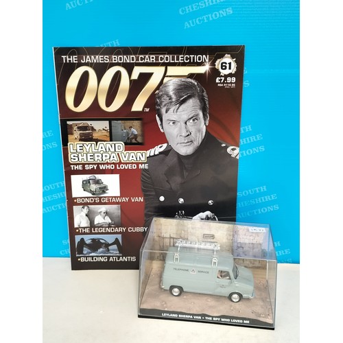 114 - Eaglemoss James Bond 007 Cased Die-Cast Vehicles (4) with Magazines to include 1977 'The Spy Who Lov... 