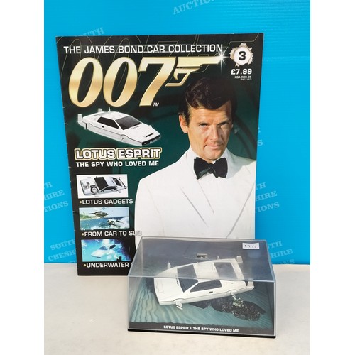 114 - Eaglemoss James Bond 007 Cased Die-Cast Vehicles (4) with Magazines to include 1977 'The Spy Who Lov... 
