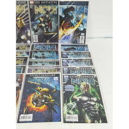 108 - Marvel Nova Comics (Approx 35) to include 2007 'Rising From Annihilation' Nos 1x2, 2, 3, 4, 5, 6x2, ... 