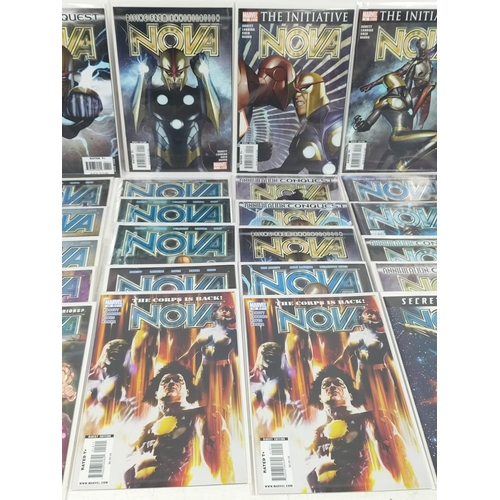 108 - Marvel Nova Comics (Approx 35) to include 2007 'Rising From Annihilation' Nos 1x2, 2, 3, 4, 5, 6x2, ... 
