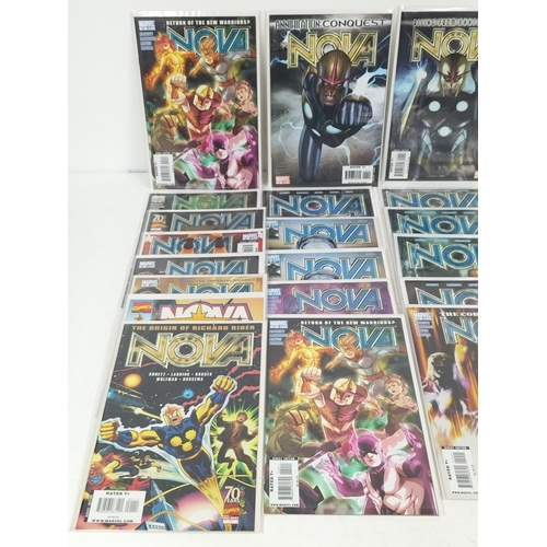 108 - Marvel Nova Comics (Approx 35) to include 2007 'Rising From Annihilation' Nos 1x2, 2, 3, 4, 5, 6x2, ... 