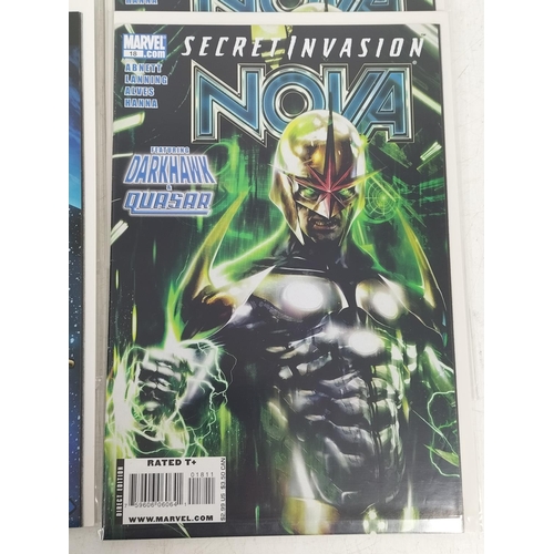 108 - Marvel Nova Comics (Approx 35) to include 2007 'Rising From Annihilation' Nos 1x2, 2, 3, 4, 5, 6x2, ... 
