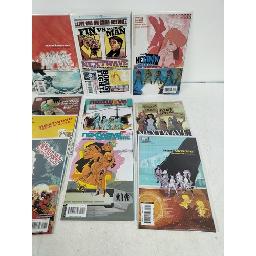 113 - Collection of Marvel Nextwave 2006 Comics (14) to include Nos 1, 1 Directors Cut, 2, 3, 4, 5, 5 Vari... 