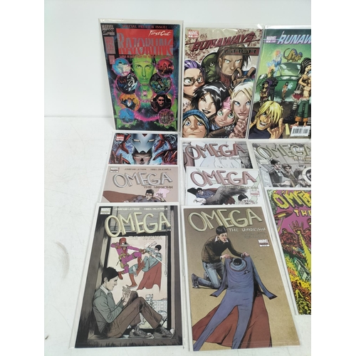 117 - Collection of Marvel Comics - Runaways 2007/2008 to include  Saga 2007, 2008 Nos 1 and 2 plus Rescue... 