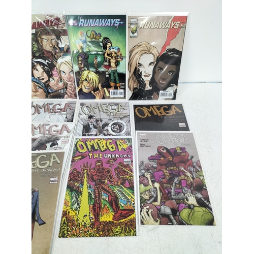 117 - Collection of Marvel Comics - Runaways 2007/2008 to include  Saga 2007, 2008 Nos 1 and 2 plus Rescue... 