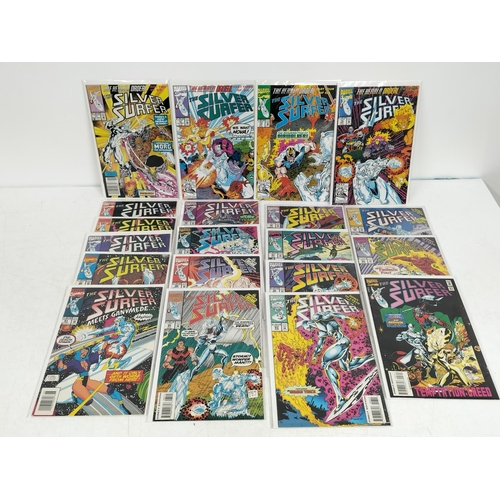 123 - Marvel 1992 'The Silver Surfer' Comics (20) to include Nos 71, 72, 73, 74, 77, 78, 79, 80, 81, 82, 8... 