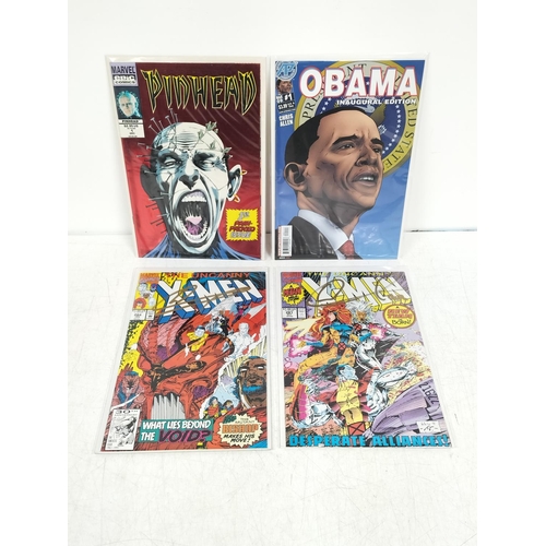 126 - Marvel Comics (4) to include Obama Inaugural 2009 Edition, Pinhead 1993, The Uncanny X-Men Nos 281 a... 