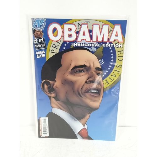 126 - Marvel Comics (4) to include Obama Inaugural 2009 Edition, Pinhead 1993, The Uncanny X-Men Nos 281 a... 