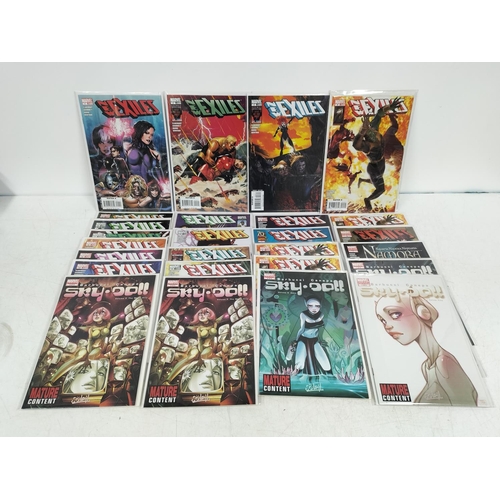 127 - Marvel Comics to include 2008 Sky Doll (5), Namora 2010 No1 Variant Edition plus 2008 New Exiles Nos... 