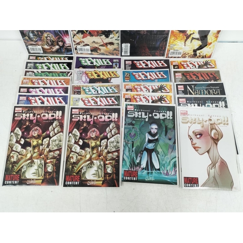 127 - Marvel Comics to include 2008 Sky Doll (5), Namora 2010 No1 Variant Edition plus 2008 New Exiles Nos... 